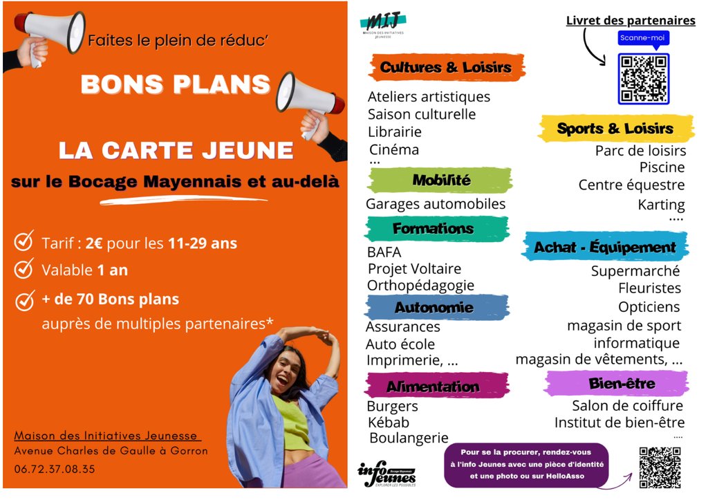 Carte jeunes 2024-2025 (TR: Carte jeunes 2024-2025)